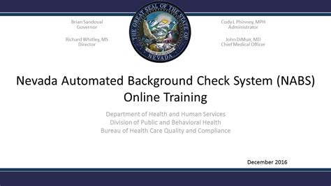 nabs nevada|Nevada Automated Background Check System (NABS) How.